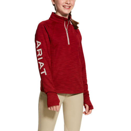 Ariat girls tek team 1/2 zip