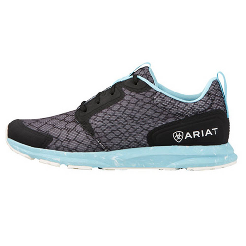 Ariat Women's Fuse Trainer Grey Snake Mesh