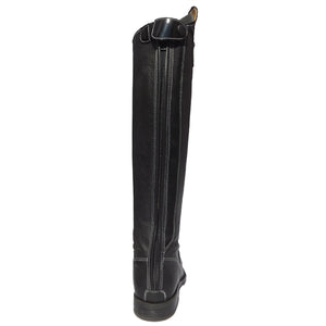 Buataisi Long Leather Black Riding Boot