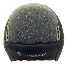 Load image into Gallery viewer, Samshield Navy Shadowmatt with Swarovski Crystal Fabric top