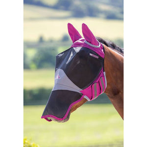 Shires Deluxe Fly Mask with ears & nose 6671